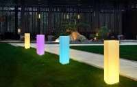 Светильник Колонна 30х60  питание от АКБ, RGB