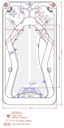 Спа бассейн Cal Spas Ultimate Fitness Pro 1455 Спа бассейн Cal Spas Ultimate Fitness Pro 1455